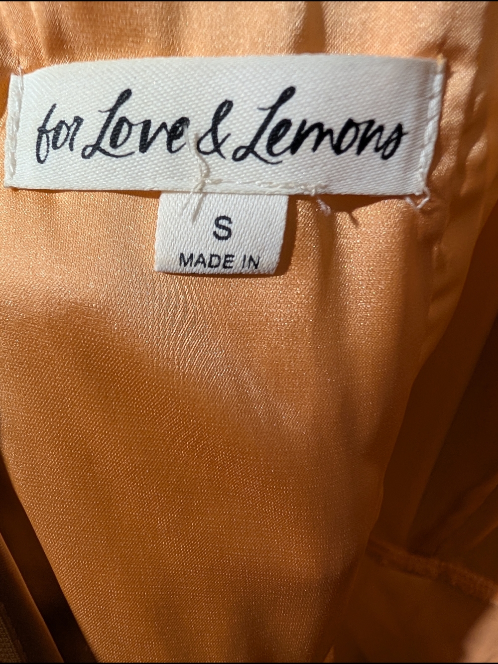 For Love & Lemons Mimosa Maxi Dress - Yellow Gingham Puff Sleeve S - Picture 9 of 10